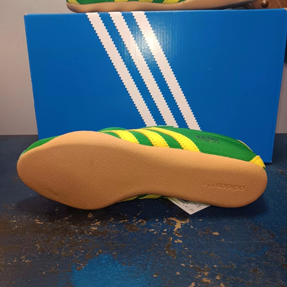 Adidas Green and Yellow Sneakers - Picture 5 of 6